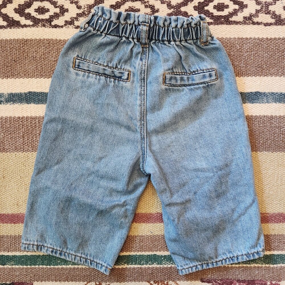 Zara wide-leg paper bag jeans - Picture 3 of 3